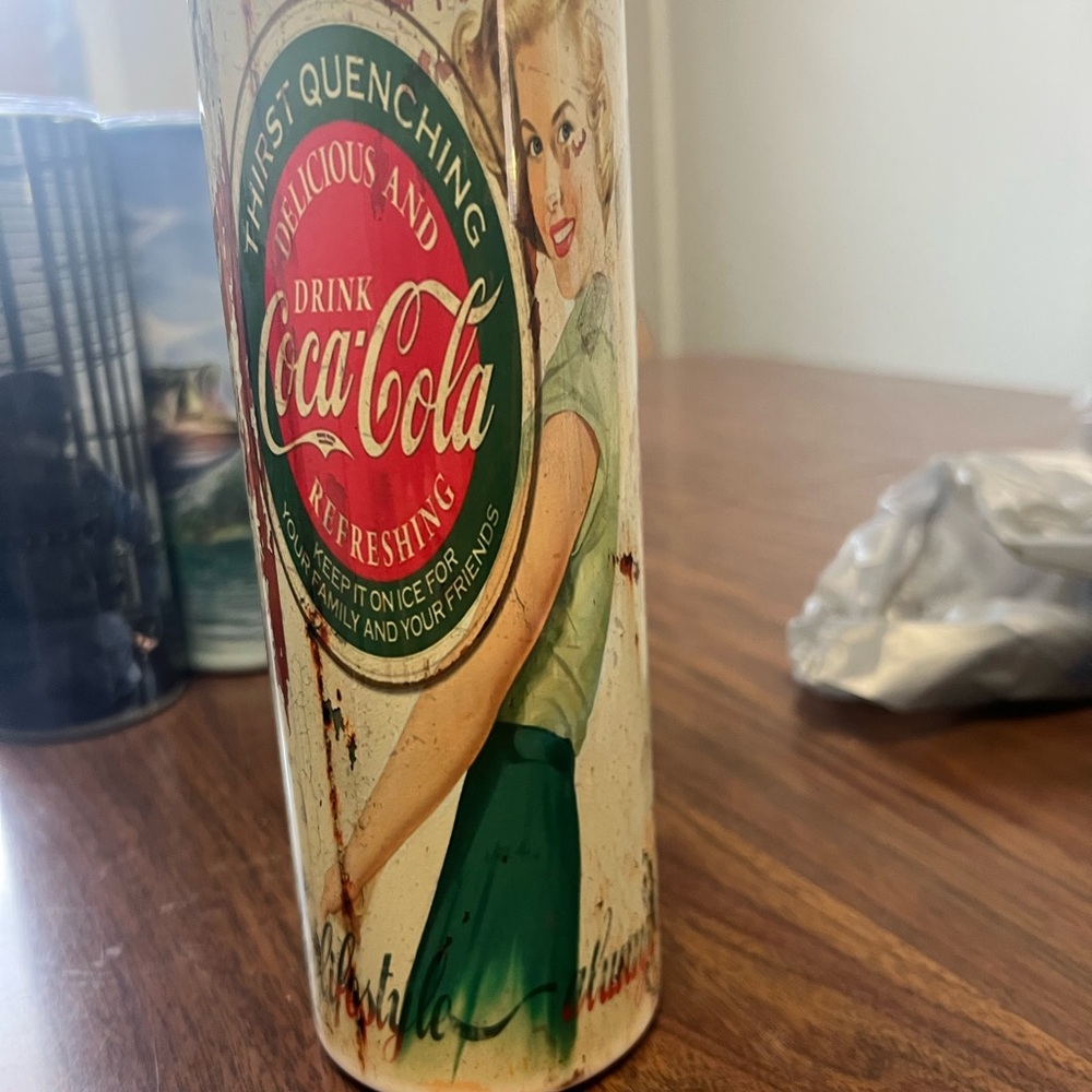20oz Coca-Cola Tumbler custom made holiday gifts Christmas
